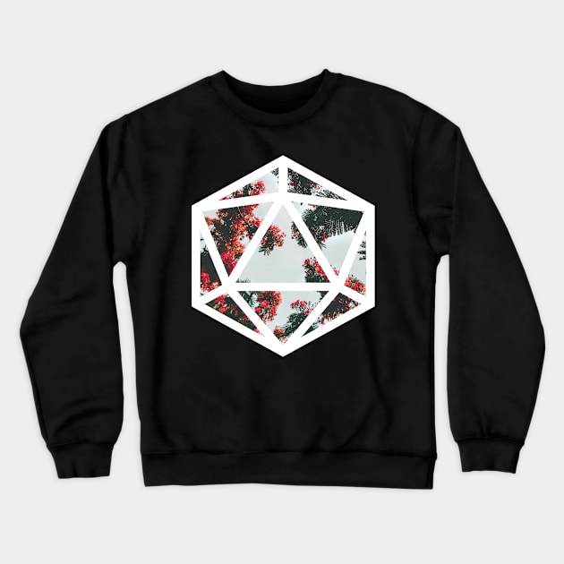 D20 Decal Badge - Dead on the Beach Crewneck Sweatshirt by aaallsmiles